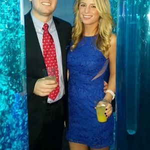 Hailey Logan body con cocktail dress